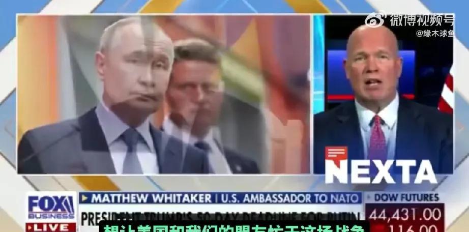 俄罗斯是东大的“战争代理人”!
近日，美国驻北约大使马修·惠特克为了煽动反华抗中