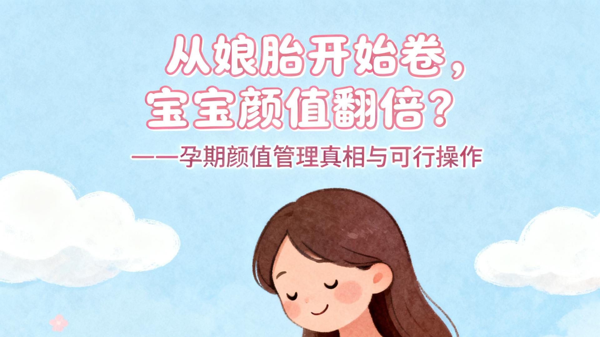 从娘胎开始卷，宝宝颜值翻倍？——孕期颜值管理真相与可行操作