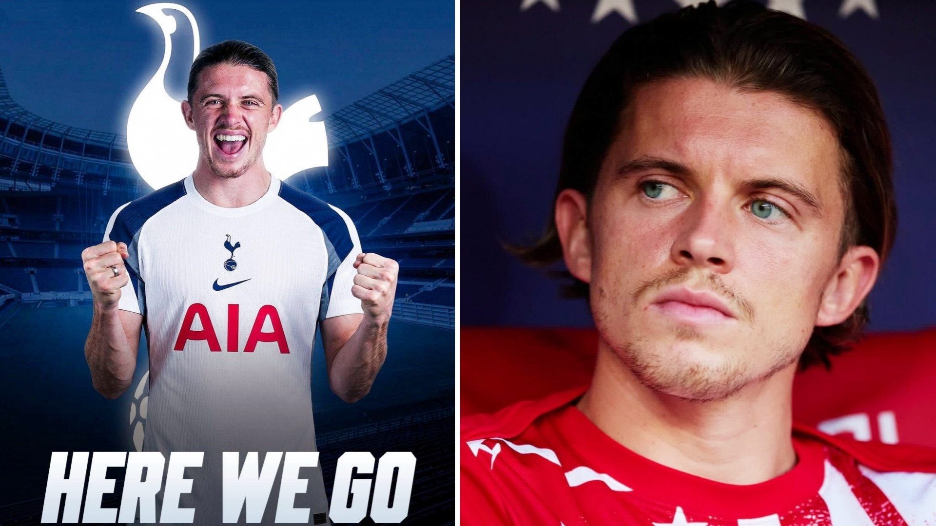 罗马诺确认，马竞中场加拉格尔将重返英超加盟热刺，转会费4000万欧。
加拉格尔在