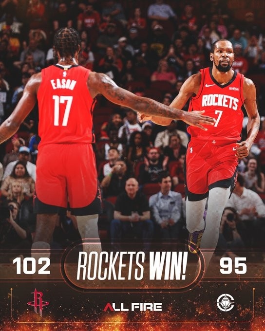 火箭队前一天已经战胜了洛杉矶快船队，明天火箭队将继续和快船队作战，他们仍是主场作