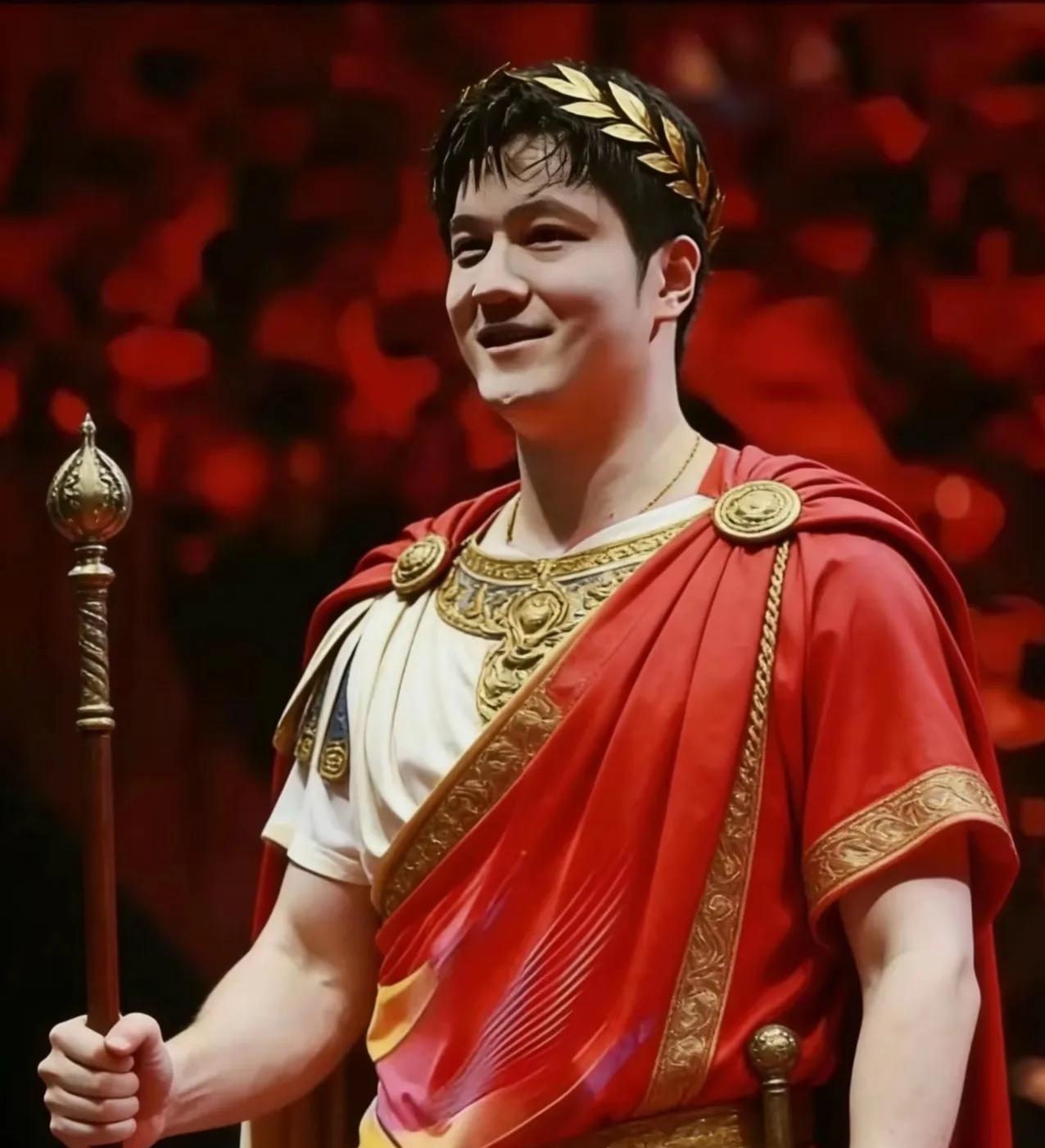 也不知哪个网友这么有才，p出这样一张图片！
但这个樊皇不同于任何的征服者，没有金