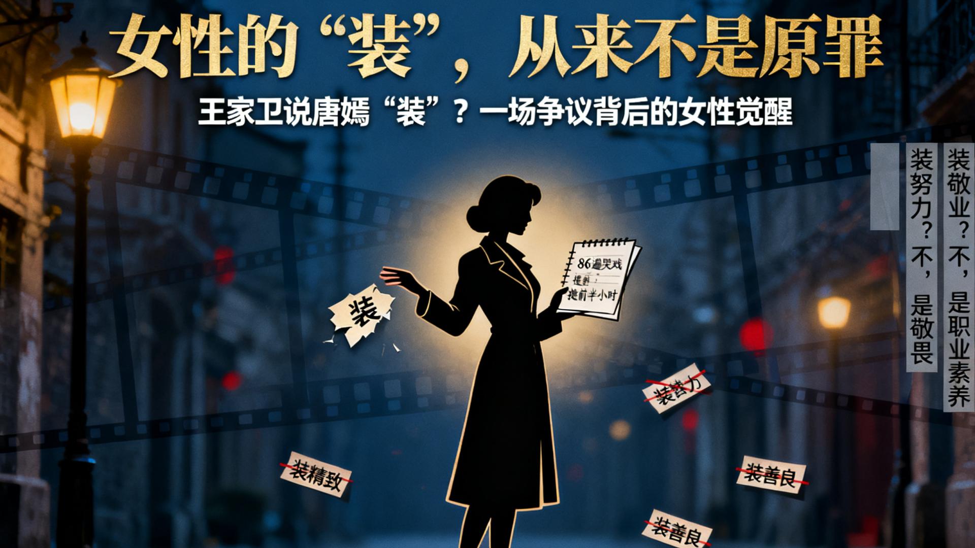 王家卫说唐嫣 “装”？女性的 “装”，从来不是原罪