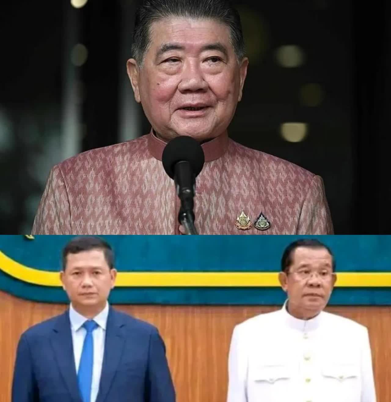 近日，泰国代总理普坦越来越强势。前面刚表示过对柬埔寨领导人洪森和洪玛奈父子提起民