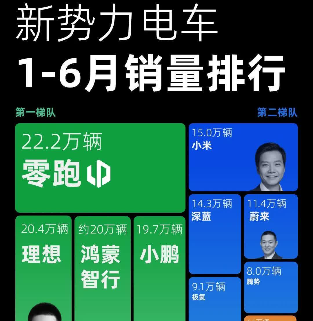 新势力品牌每死一个才能成就一个！领跑，理想，小鹏真的牛！
     新能源新势