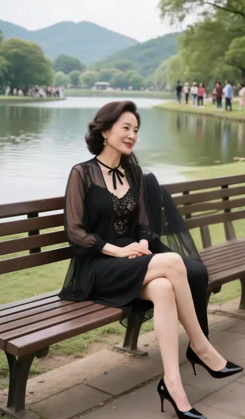 大妈耳坠开过光的，
价值不菲，难怪自信满满！