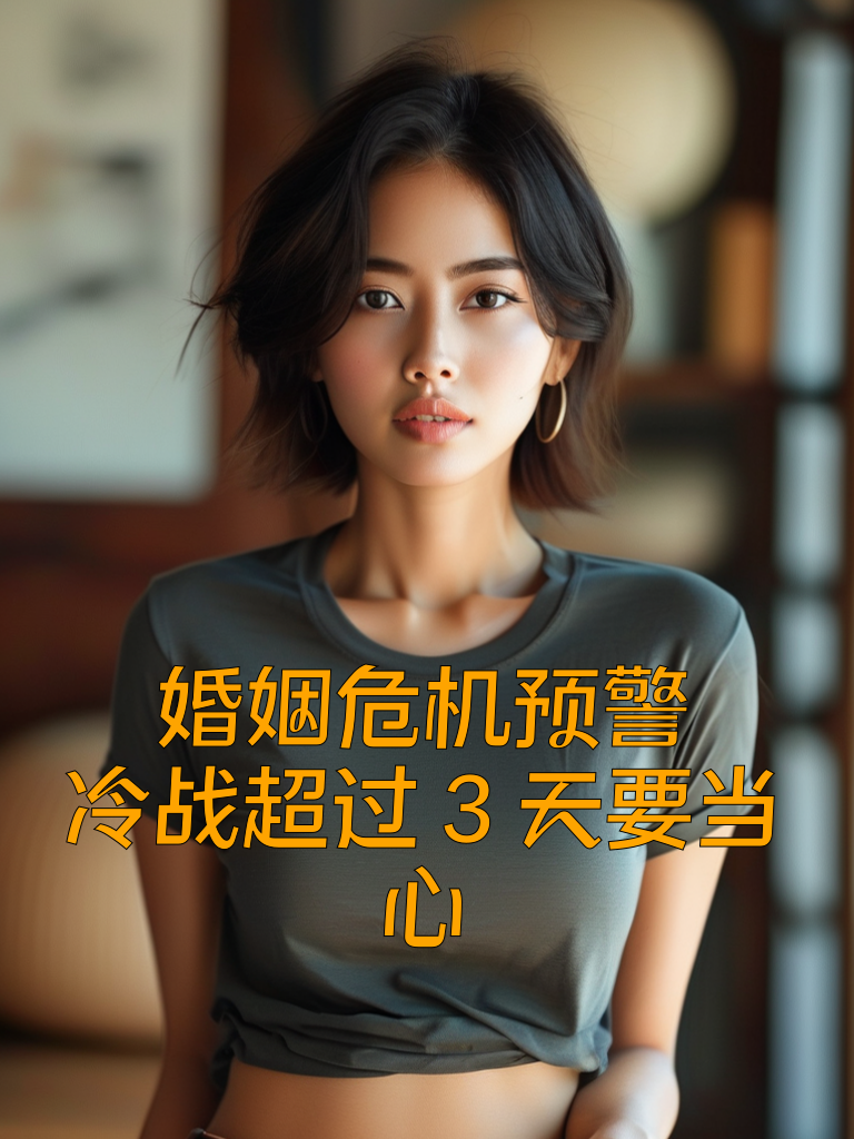 婚姻危机预警：冷战超过3天要当心
