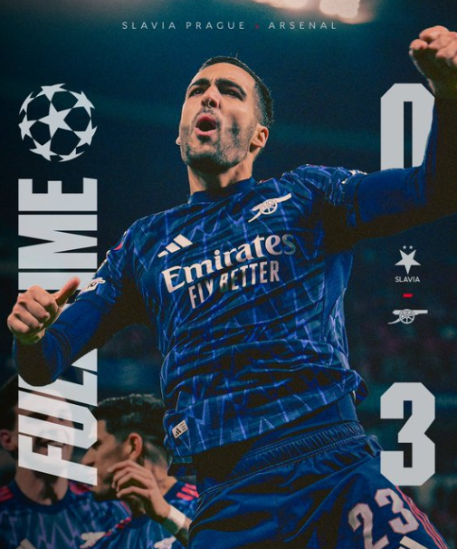 欧冠 布拉格斯拉维亚 0-3 阿森纳

北京时间11月5日01:45，欧冠联赛阶