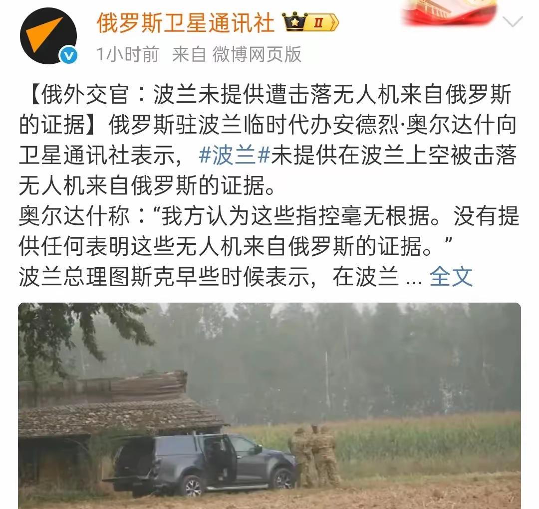俄罗斯试了一下，果然是纸老虎！
大俄无人机入侵波兰，就是故意试探，看看你北约到底