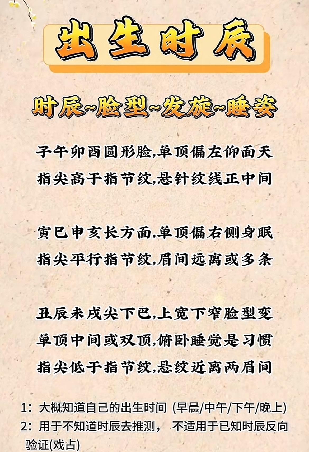 出生时辰