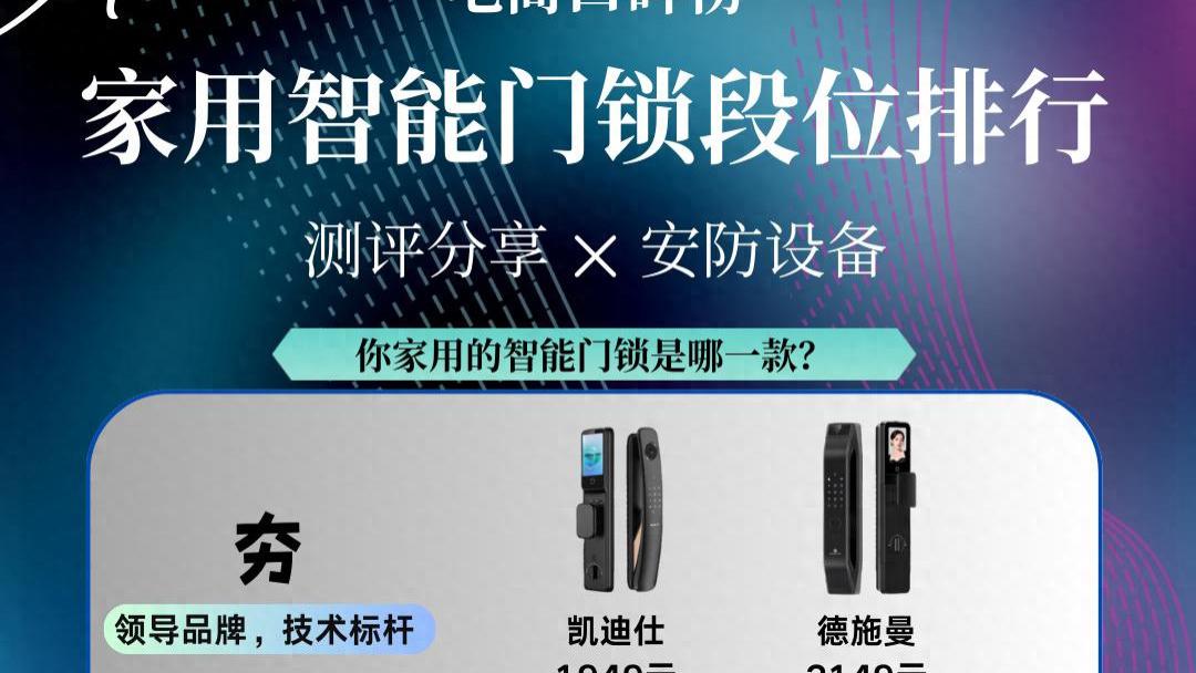我家换过三把智能锁后的吐血总结：这些品牌梯队划分，说到心坎里了。