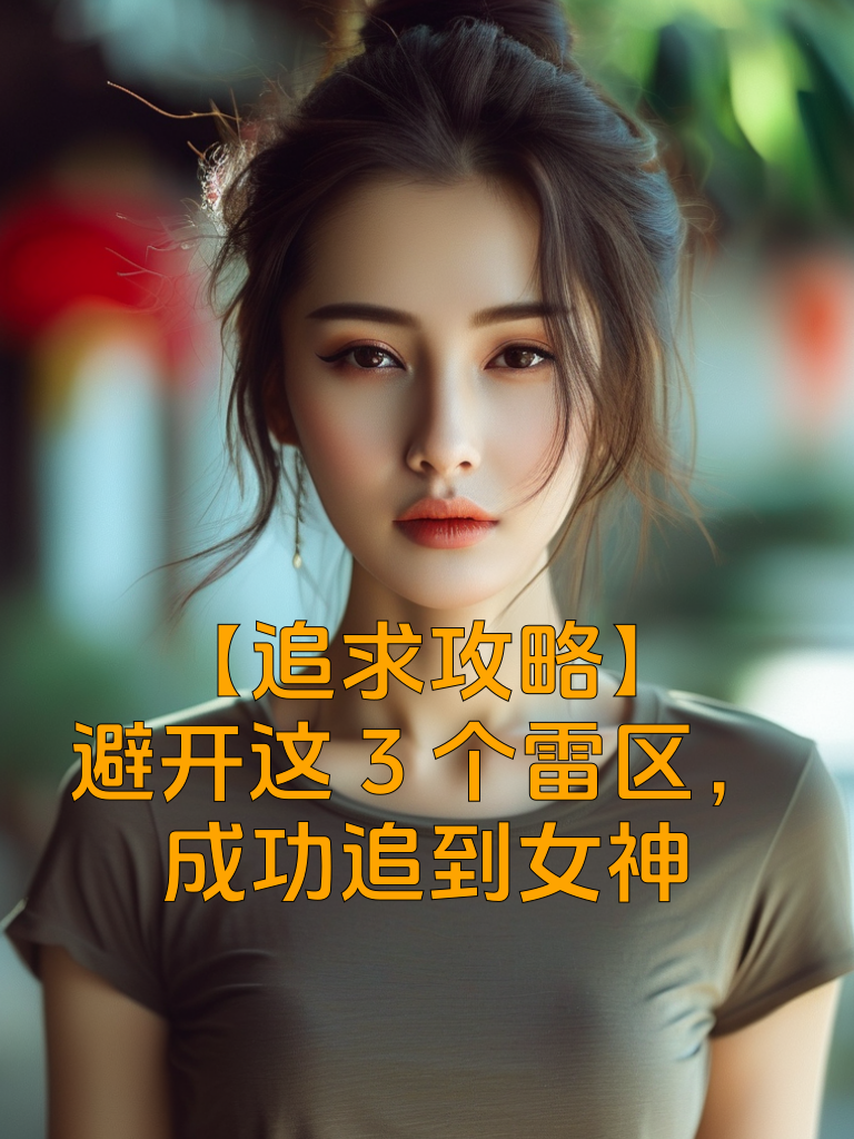【追求攻略】避开这3个雷区，成功追到女神