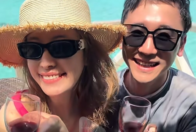 司雯嘉与老公已在马尔代夫享受两人世界
许多不知情的网友误将高山峰当成她的好友路易