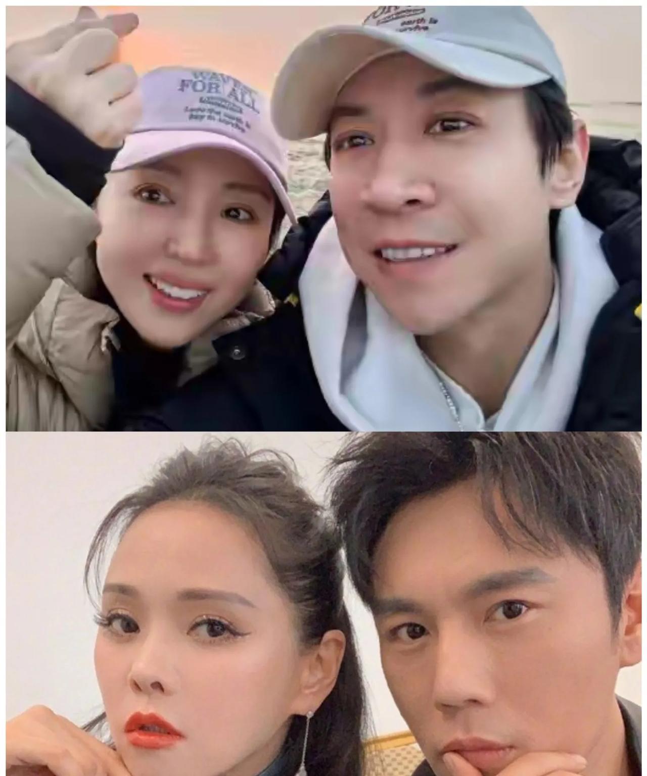 开始还以为是谁家小姑娘，这个穿着女孩子小粉裙的原来是张维伊。
小张维伊戴着有色镜