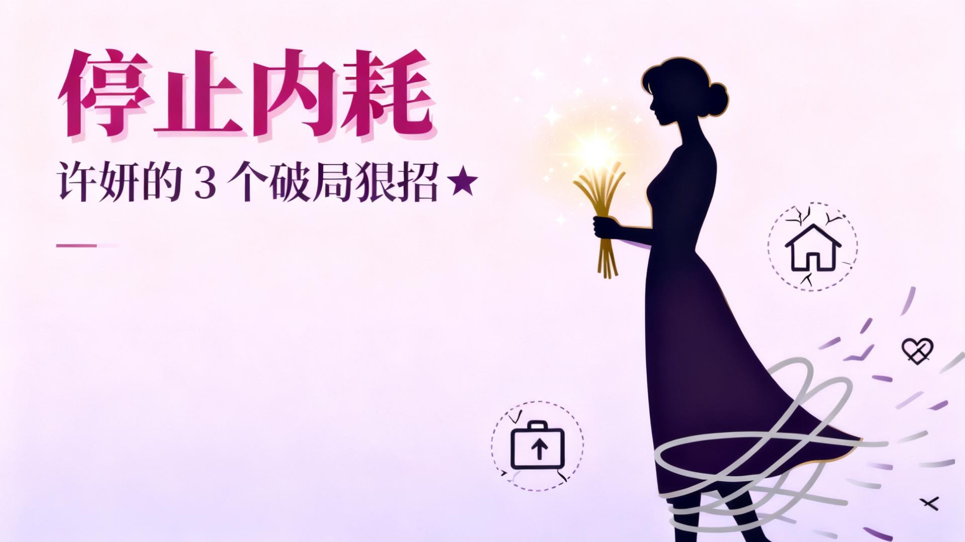 从《许我荣耀》许妍身上，我学到了 3 个 “停止内耗” 的狠招✨