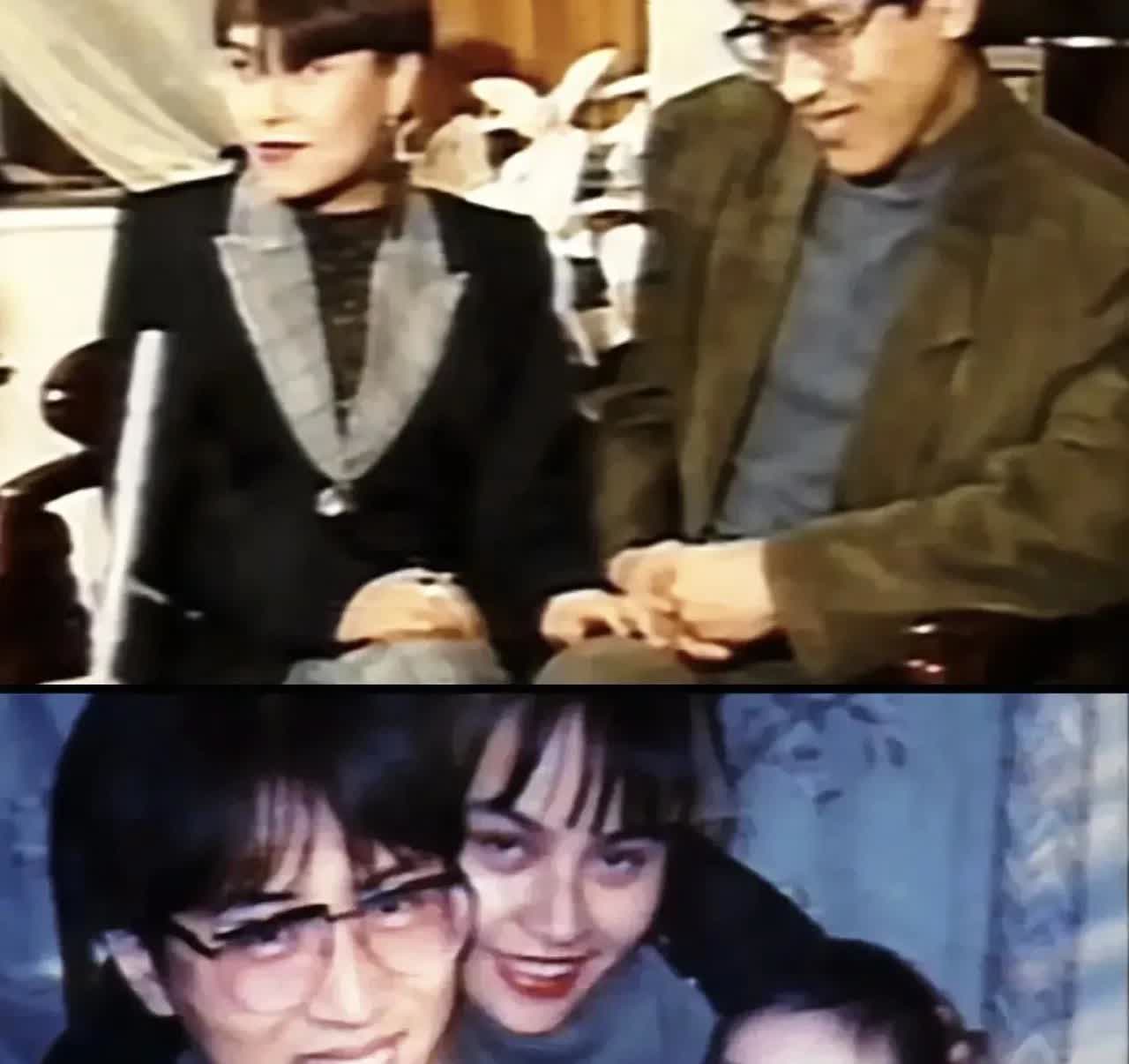 高陆湾跟爸爸高大林的关系很亲密的，小时候在爸爸的怀里也是笑嘻嘻的。因为千百惠嫁给