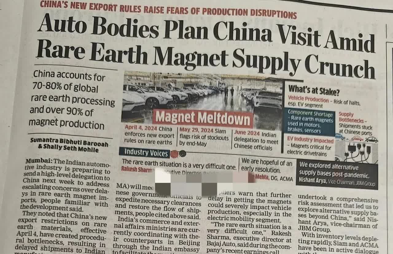 你看印度那边急得跳脚，我们这边倒显得挺稳当。 
  
印度汽车行业高管最近正