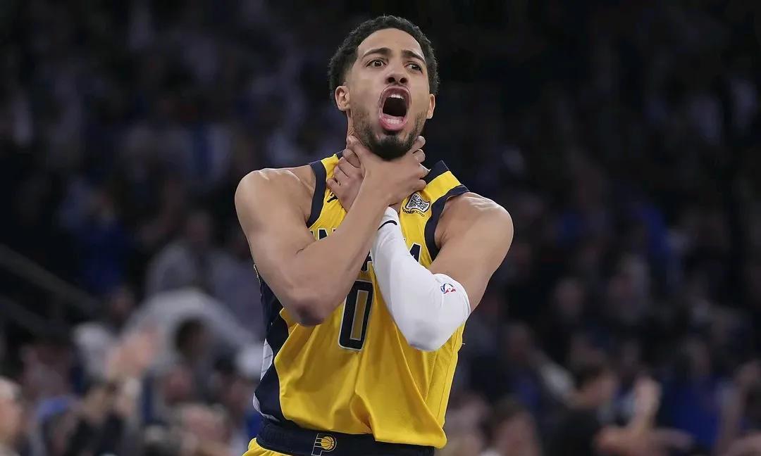 nba总决赛第四场雷霆大战开拓者，半场结束步行者60比57领先雷霆3分，哈里伯顿