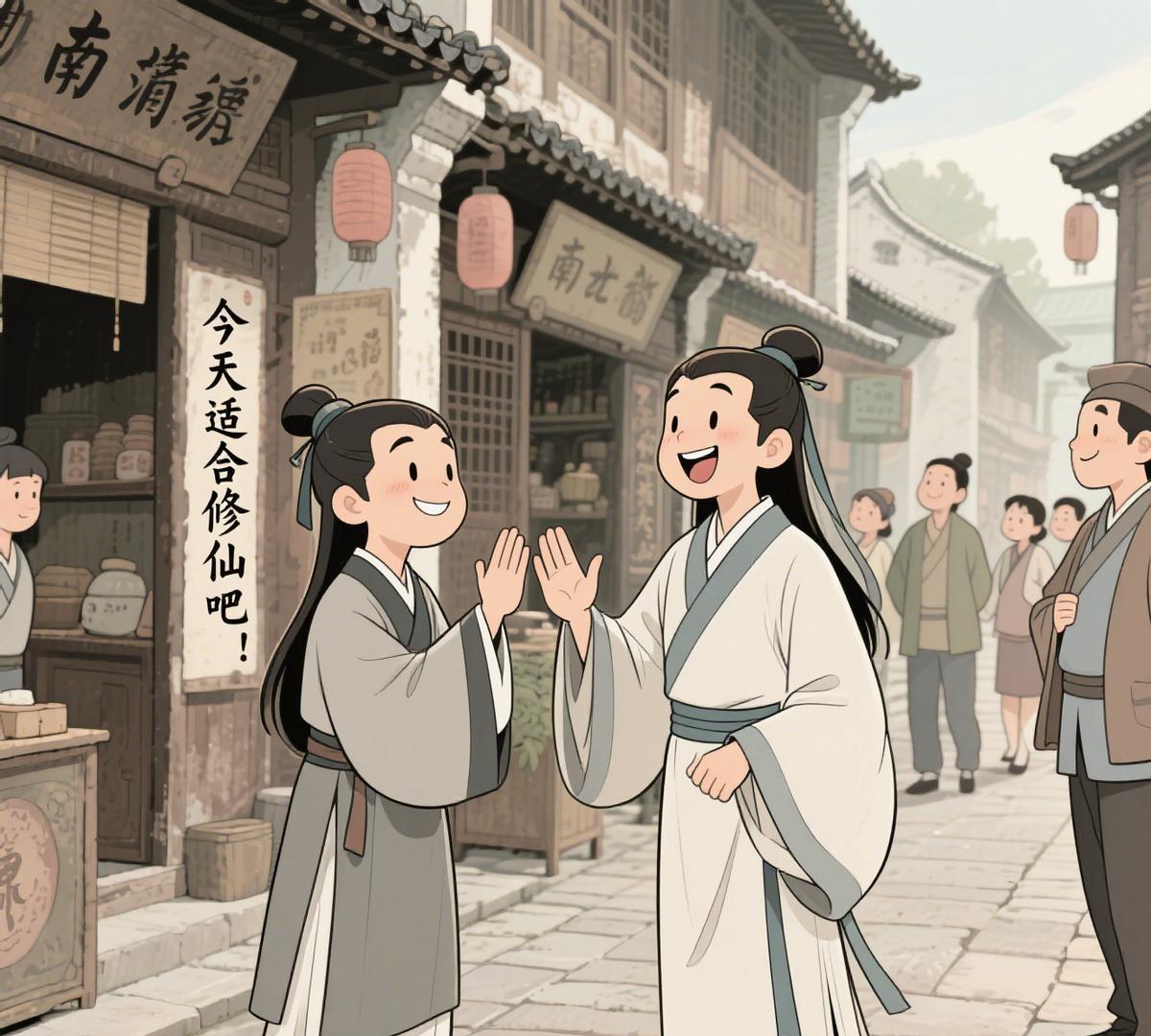 南北朝人打招呼有多野？不说 “吃了吗”，开口就是 “今天适合修仙吧”，全民疯魔到