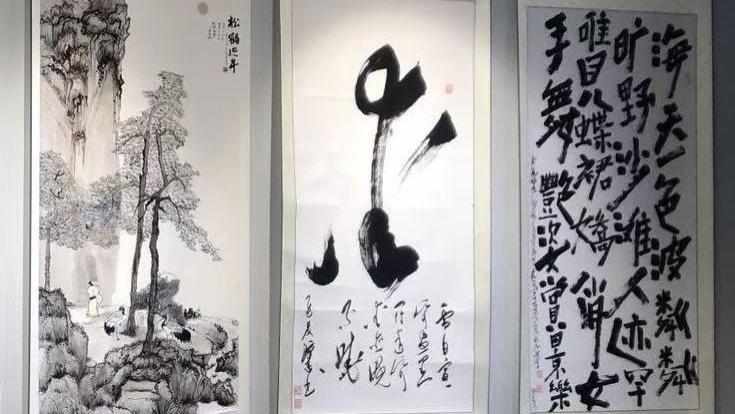 张源达作品走进俄罗斯：传播中国榜草书法的当代价值