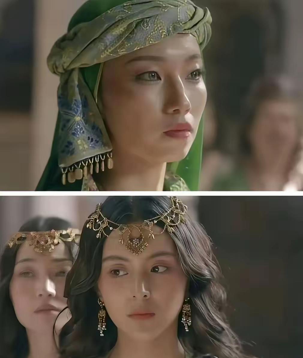 我问我老公，如果让你选老婆
你会选西域公主，还是旁边的侍女
我老公说，他配不上公