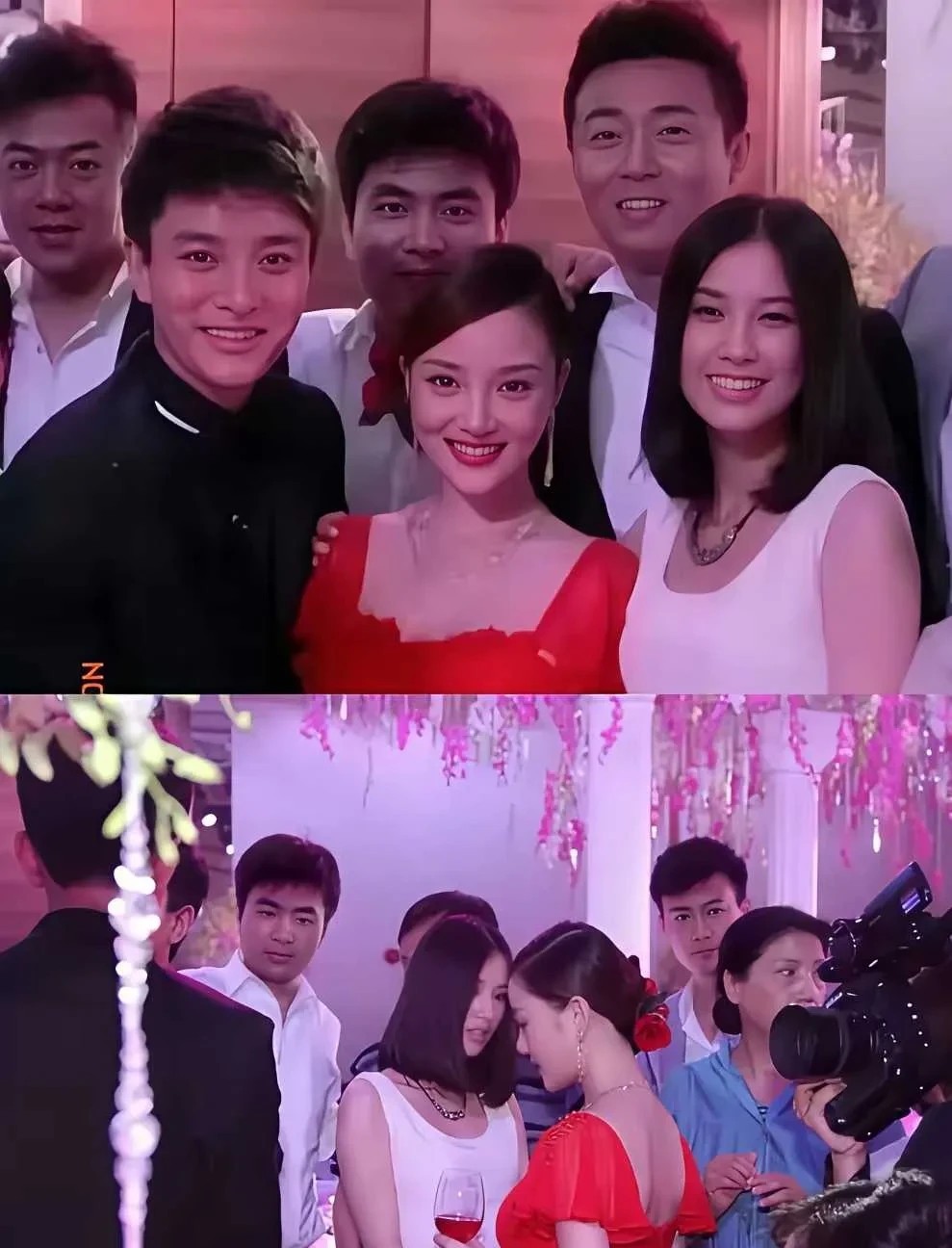 如今看来贾乃亮和李小璐的婚姻现场是如此的尴尬，前女友竟然和新郎新娘如此亲密，不知