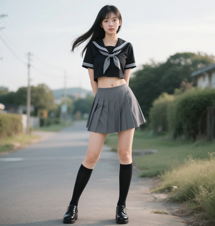 活力制服少女健身秀 天生的衣架子就是任性