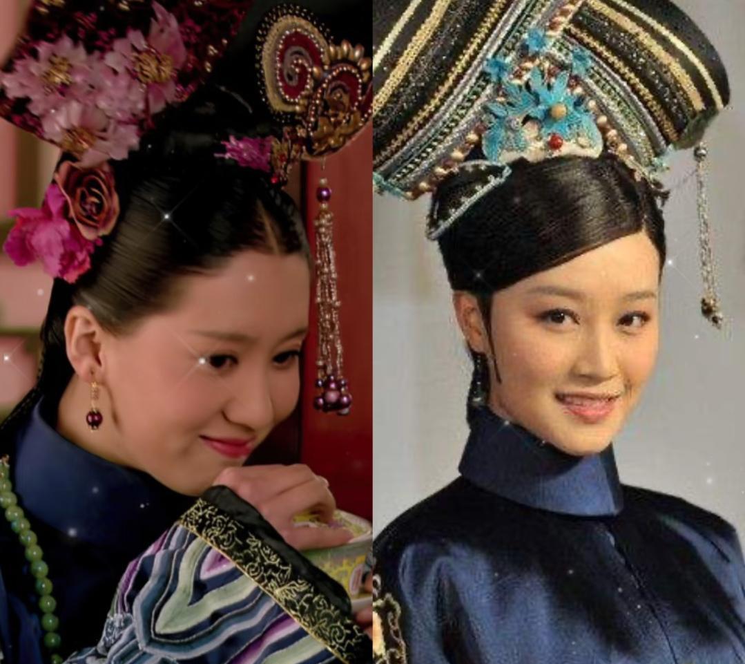 网友提问#甄嬛传# 同是果郡王侧福晋，孟静娴与浣碧（玉隐）的官服造型为何差异显著