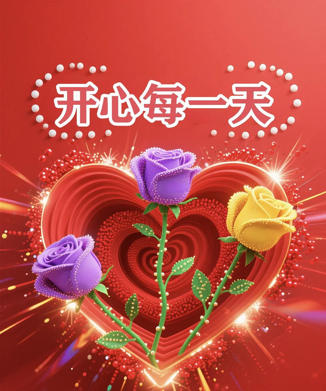[心]早上好[心]
生活似烘焙，有香有甜，
旅程如画，有彩有韵，
晨露晶莹，万物