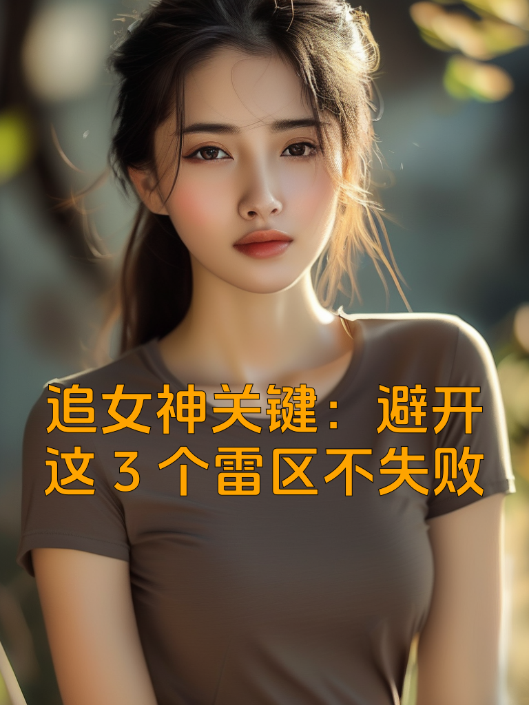 追女神关键：避开这3个雷区不失败