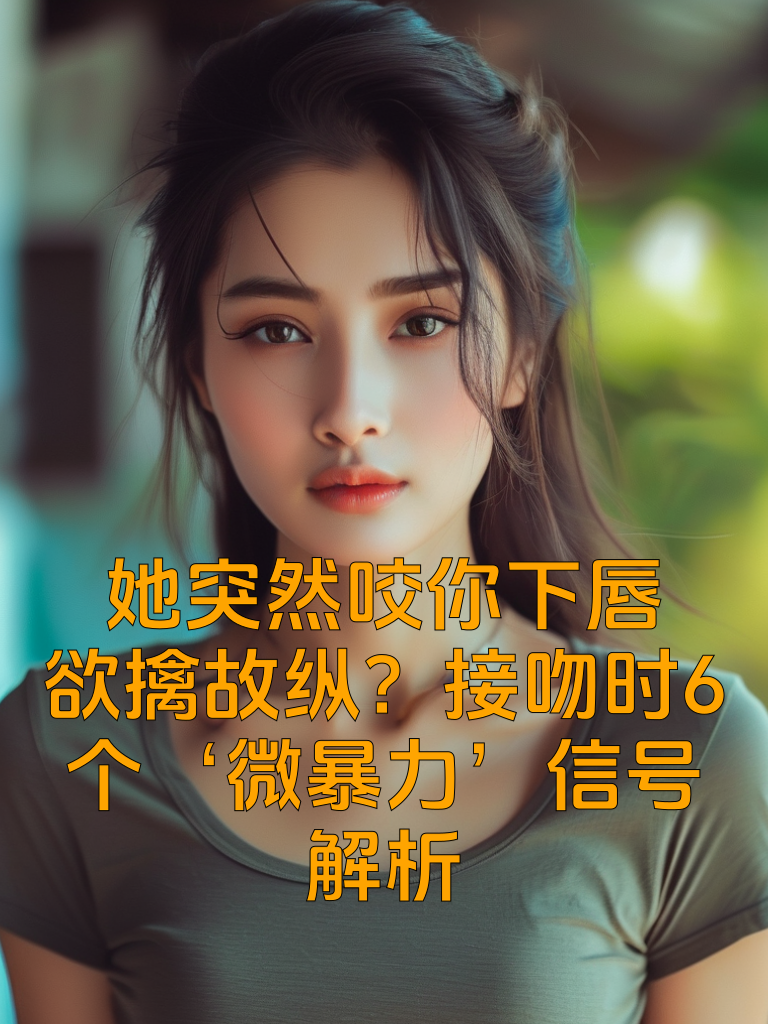 她突然咬你下唇=欲擒故纵？接吻时6个‘微暴力’信号解析