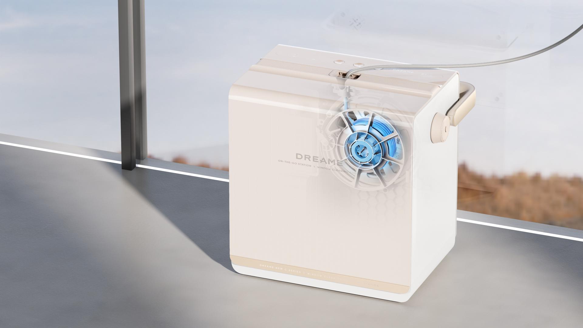 一键收线！追觅擦窗C1 Station真优雅