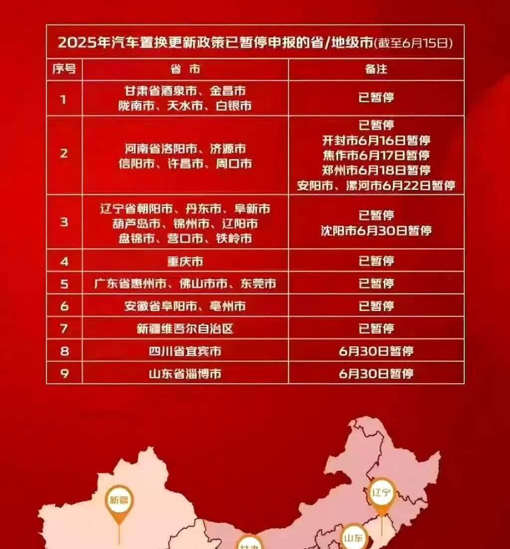随着时间推移，各地补贴都在告急

最近跟4S店销售聊天才知道，原来补贴这事儿