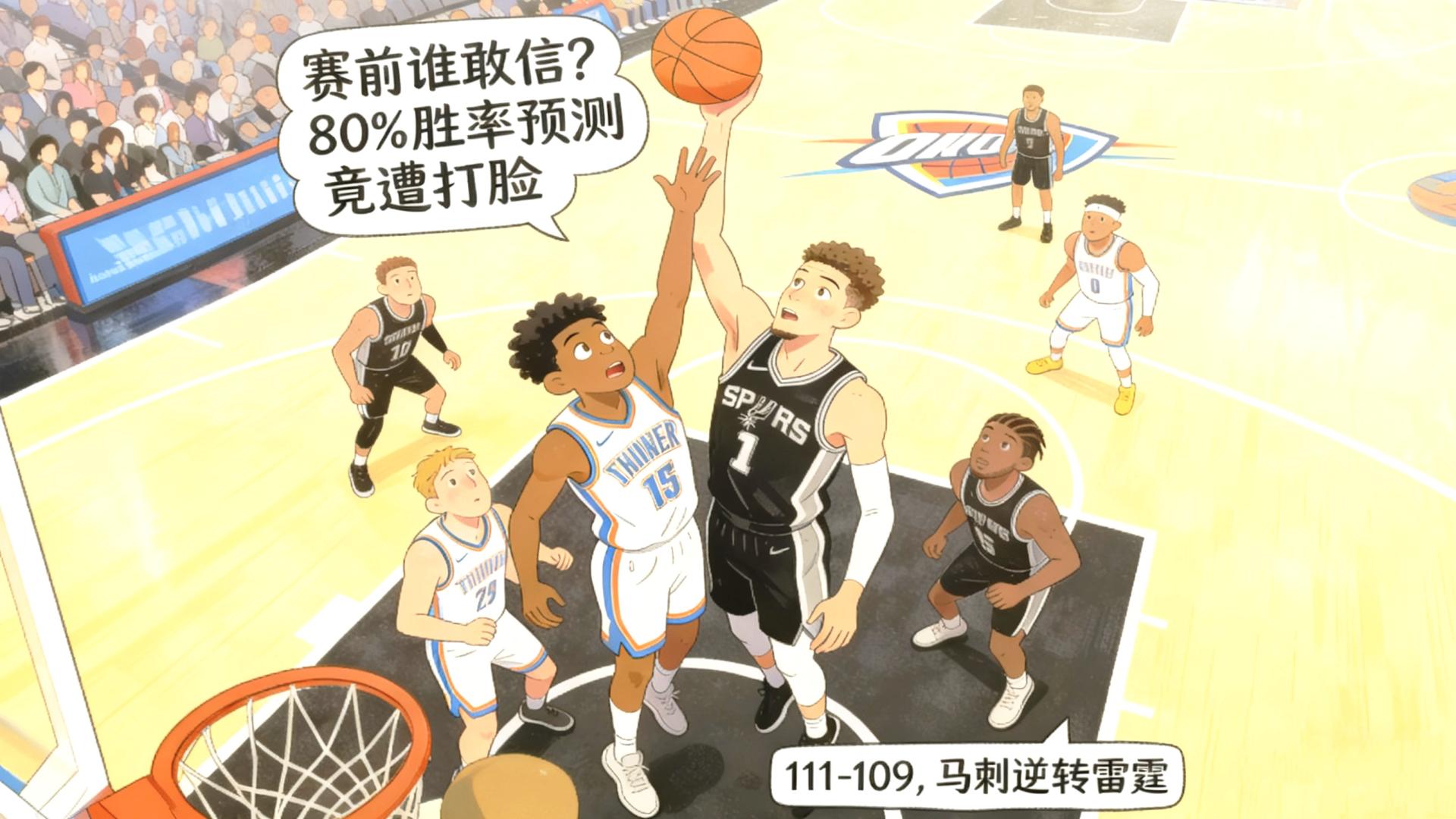 16连胜霸主轰然倒地！文班亚马复出封神一战，NBA新王当立