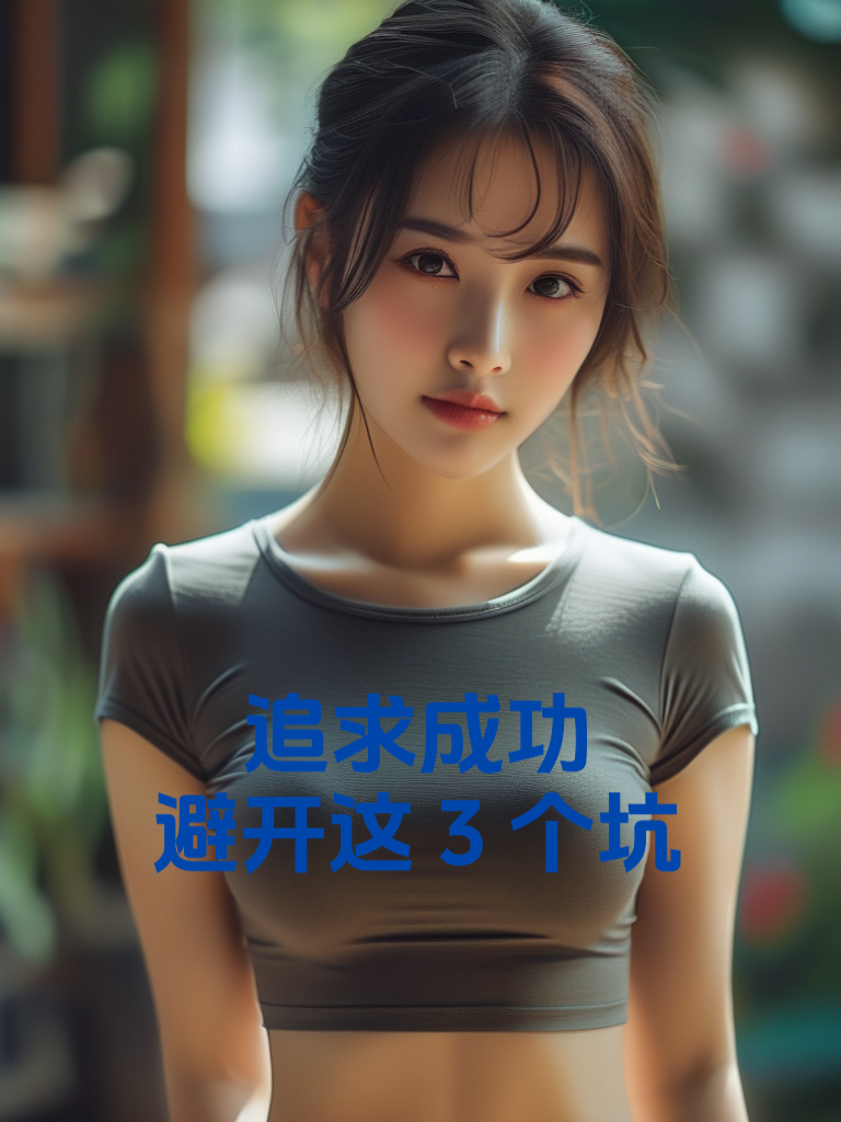 追求成功，避开这3个坑