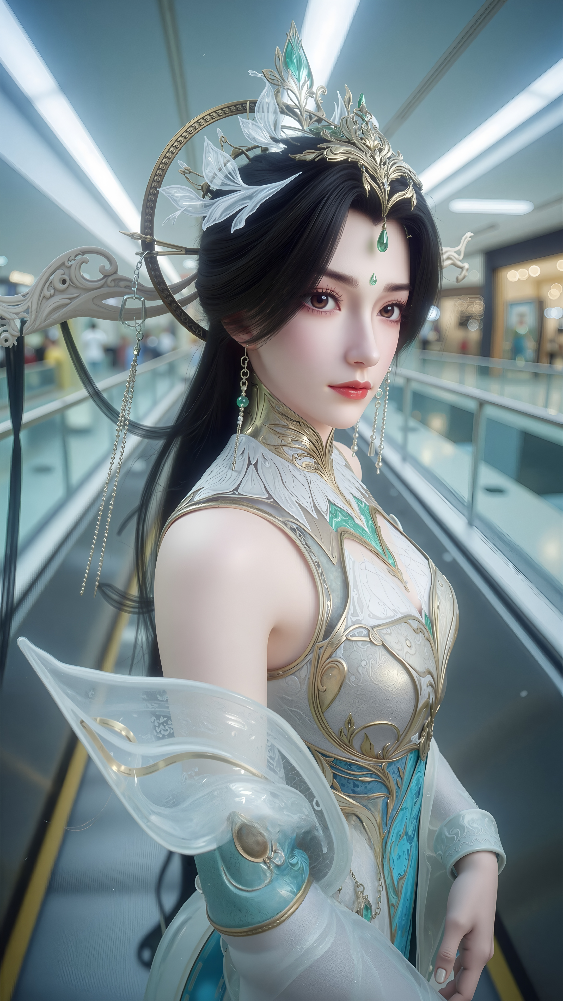 国漫女神美图壁纸：完美世界柳神，号称祖祭灵！