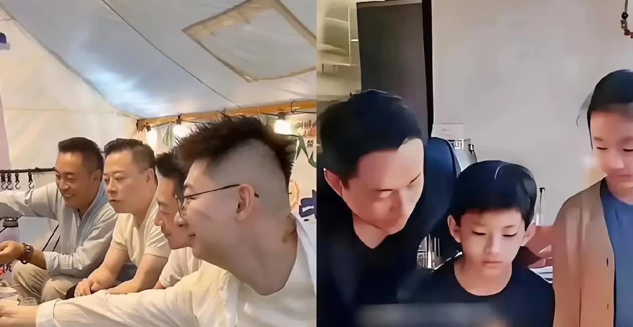 虽然小汪今天不在台北，

但小霖霖依旧送上了生日祝福，

透过手机，小汪