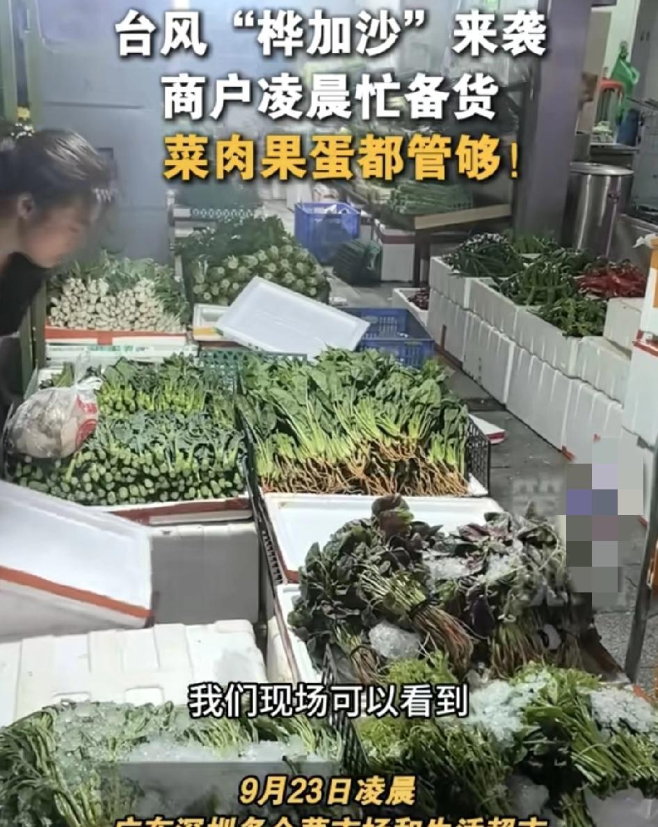 台风“桦加沙”将正面袭击广东，9月23日24日停工、停课两天，大家也是早早的把物