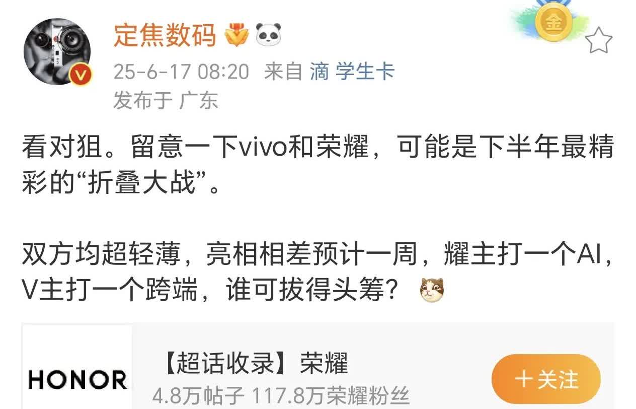 vivo的折叠屏产品在国内市场份额都被干到other里面去了[捂脸]还愿意持续的