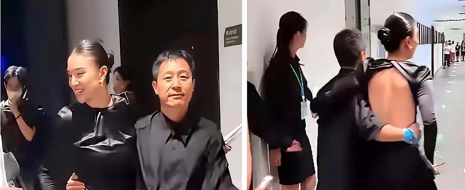 网上都在热议这个矮个男究竟是谁，谁又敢这样熊搂宋佳？

不出意料，很快就有了