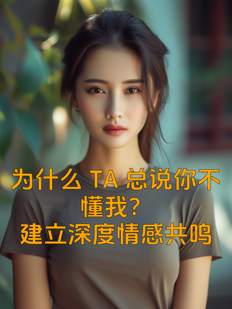 为什么TA总说你不懂我？建立深度情感共鸣