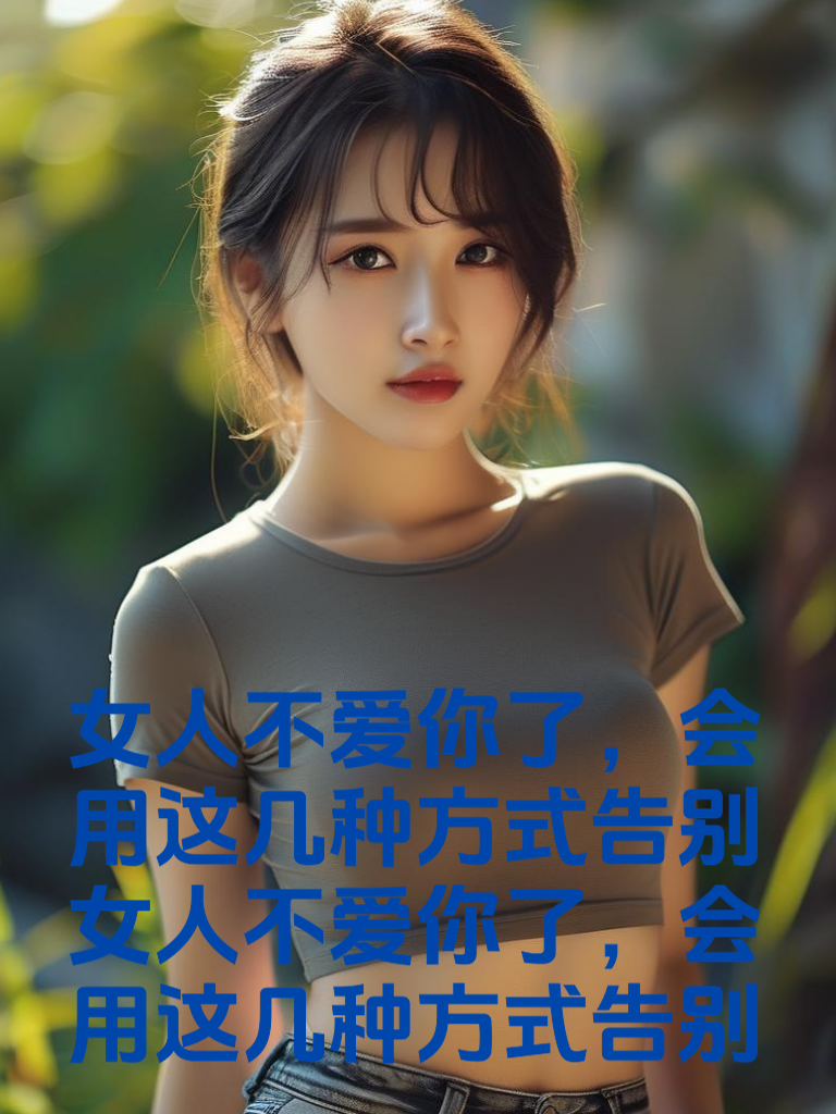 女人不爱你了，会用这几种方式告别