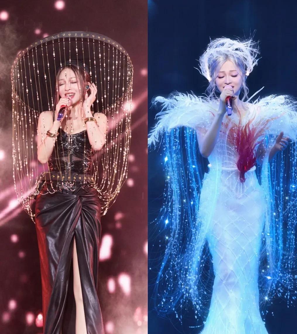 佩服，
不得不说，
张韶涵演唱会造型师的瓶颈究竟在何处？！
这些造型或美轮美奂，