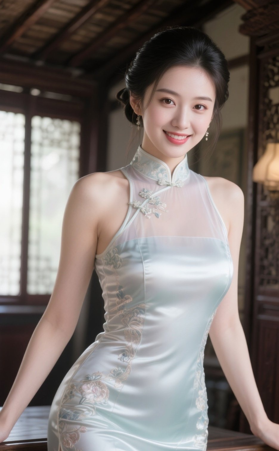 东方淑女旗袍秀 步步生香韵悠长