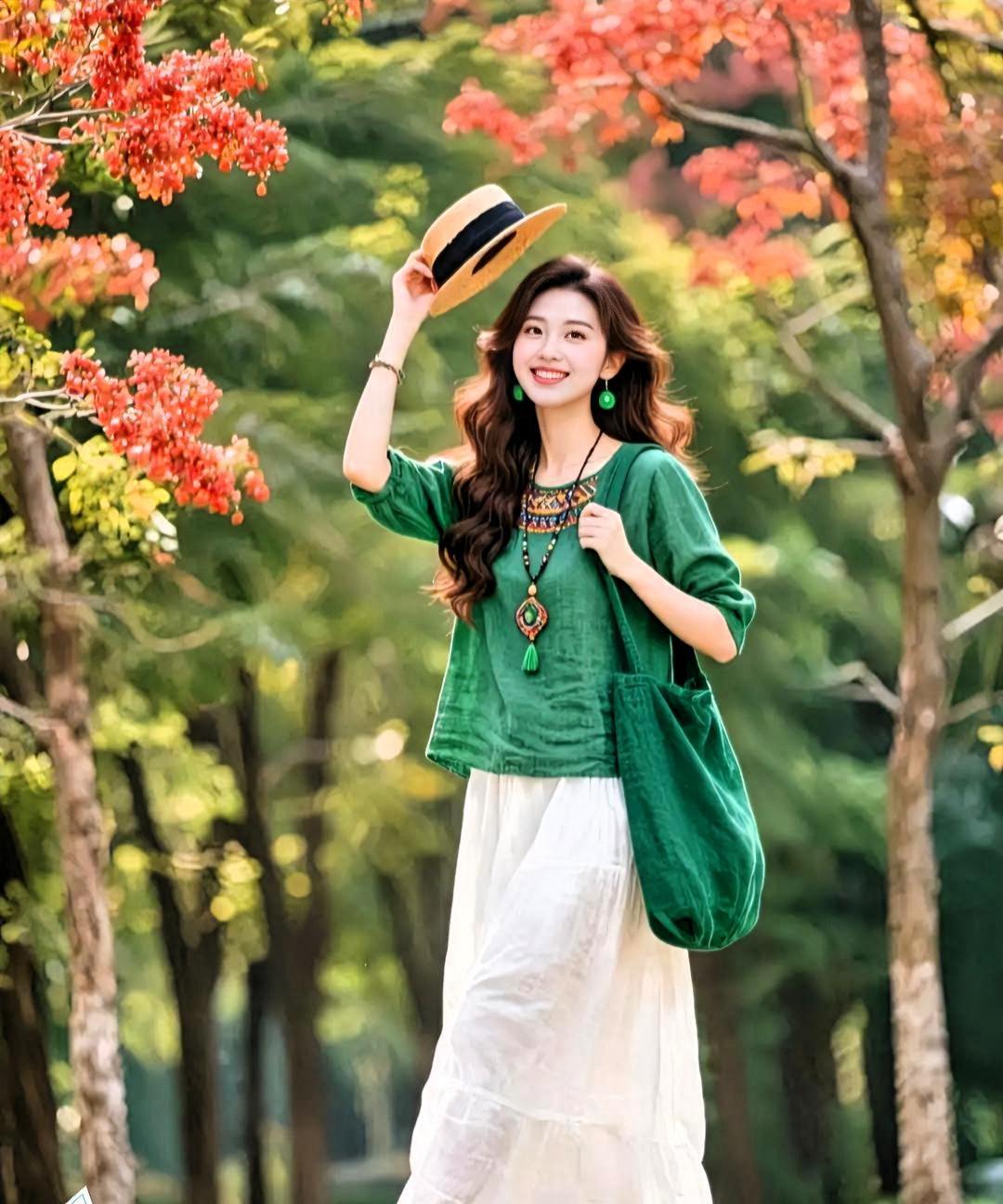 十月秋光五谷香，
枫红杏艳秀天苍。
嫣然柿子枝头挂，
………………[啤酒][万柿