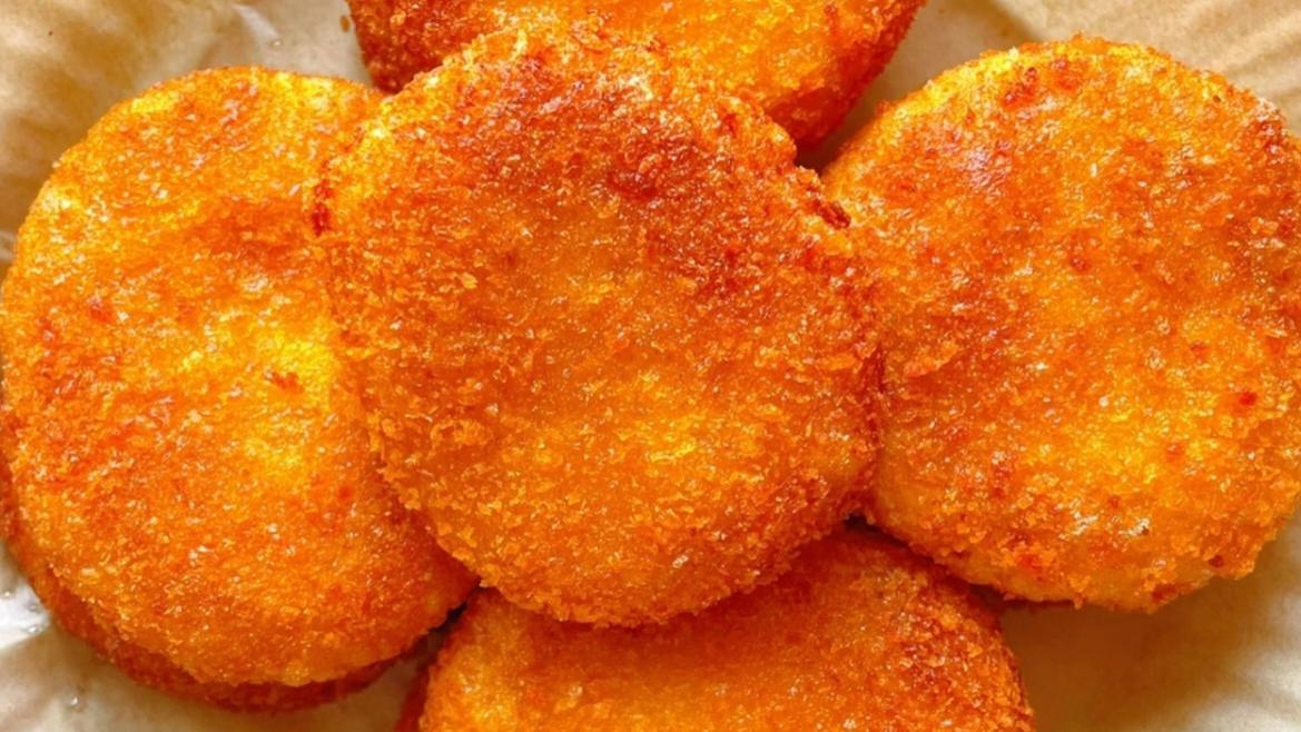金黄酥脆的南瓜饼
