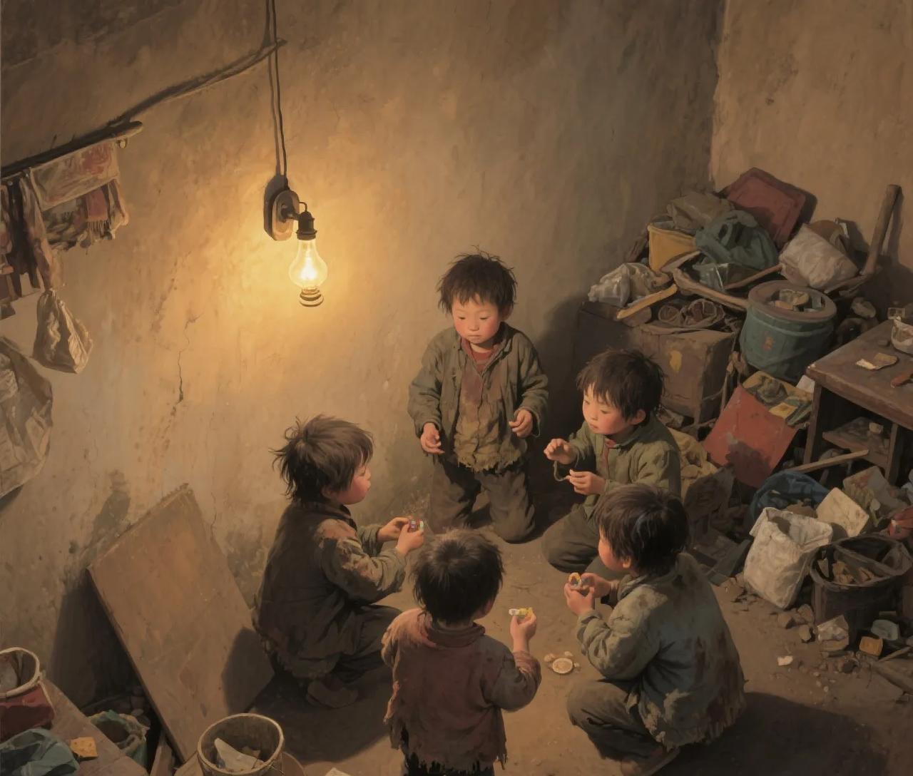 现在是富人多生子女，少则两三个，多则四五个，穷人也多生子女，少则三两个，多则七八