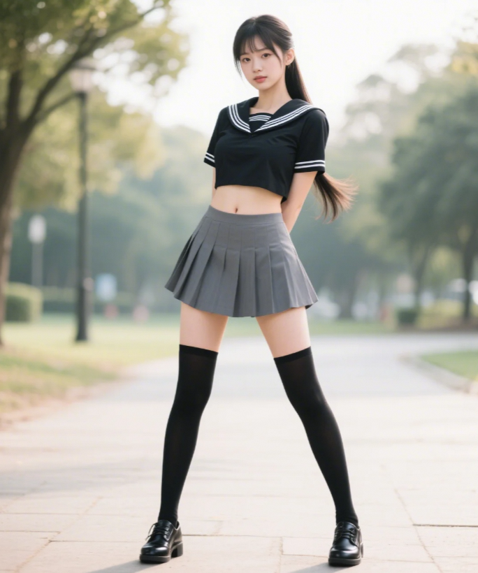 制服美眉塑形挑战 身材管理也太专业了吧