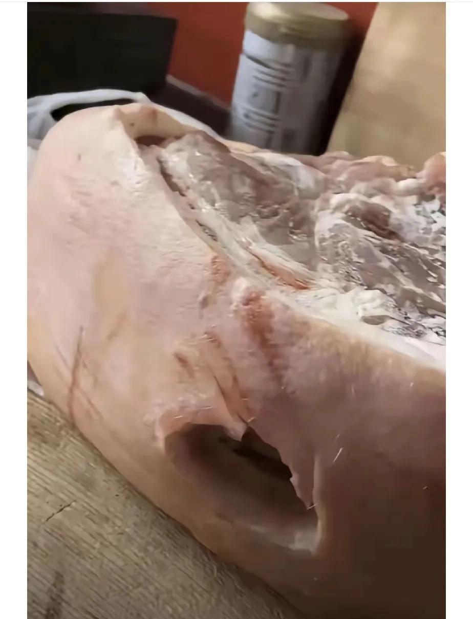 肯定不能吃，
别人掉地上的猪肉不能捡！