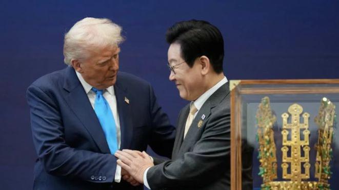 韩国将授予特朗普“无穷花大勋章” ！特朗普：我现在就想戴上