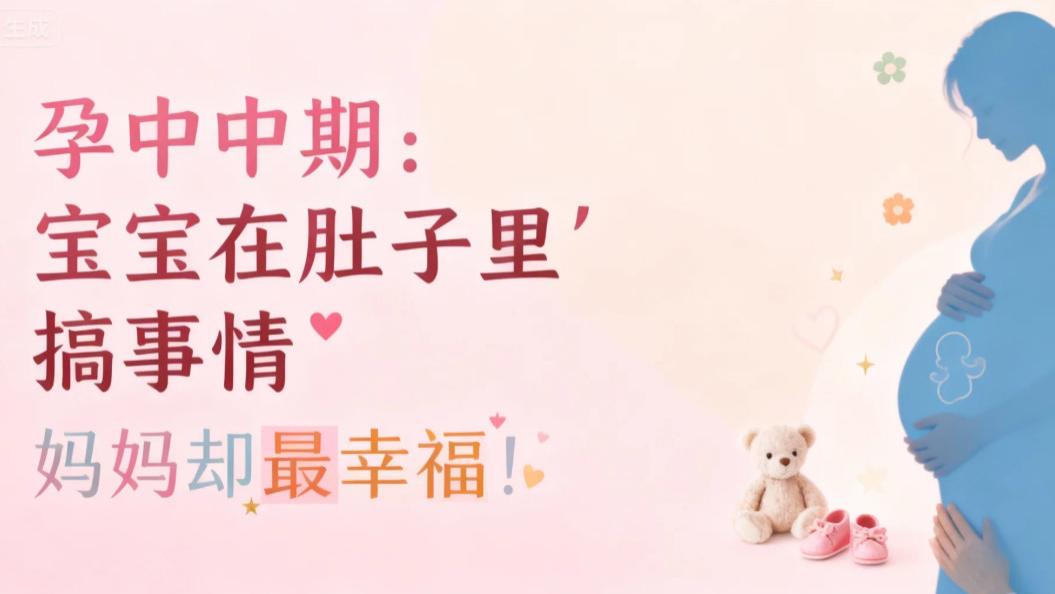孕中期：蕞美好的时光，你准备好了吗？
